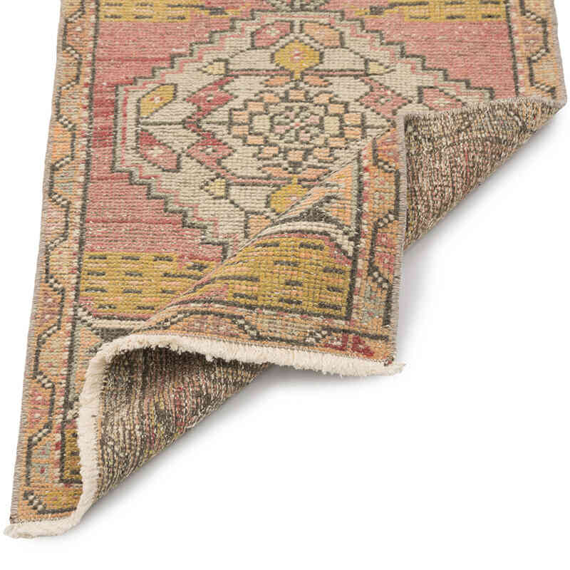 Vintage Turkish Hand-Knotted Rug - 1' 8" x 2' 11" (20" x 35") - K0083174