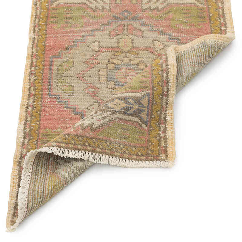 El Dokuma Vintage Halı - 48 cm x 83 cm - K0083175