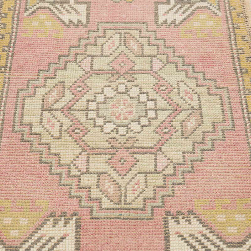 El Dokuma Vintage Halı - 53 cm x 98 cm - K0083178