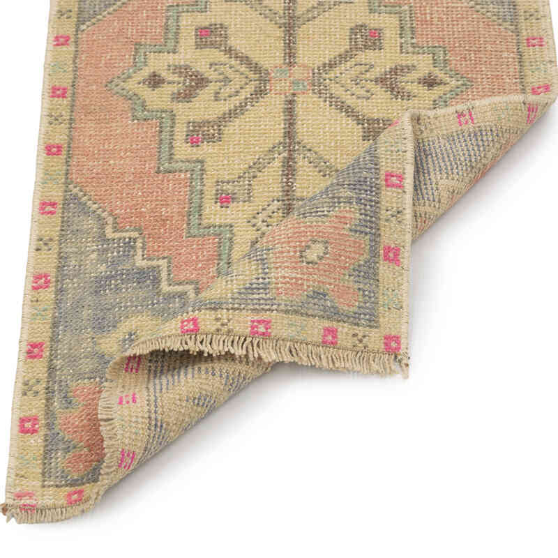 Vintage Turkish Hand-Knotted Rug - 1' 6" x 3' 1" (18" x 37") - K0083179