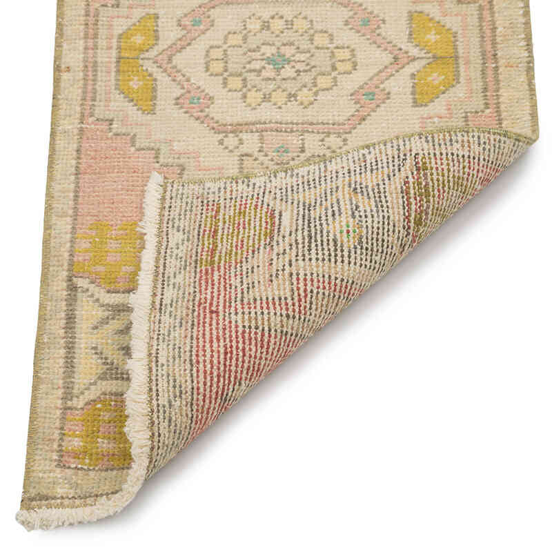 El Dokuma Vintage Halı - 45 cm x 97 cm - K0083184