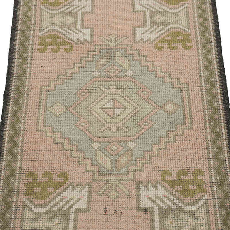 Alfombra Vintage Turca Anudada a Mano - 48 cm x 89 cm - K0083186