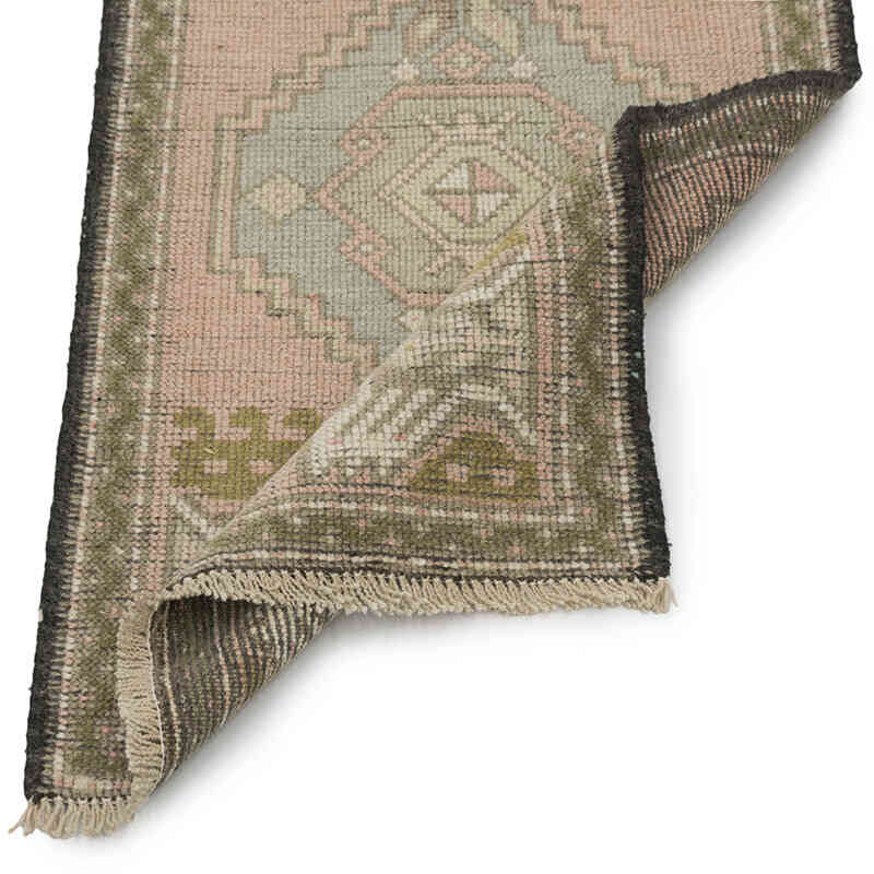 Alfombra Vintage Turca Anudada a Mano - 48 cm x 89 cm - K0083186