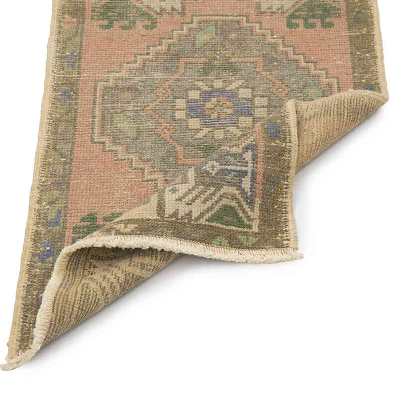 Vintage Turkish Hand-Knotted Rug - 1' 8" x 3' 2" (20" x 38") - K0083190