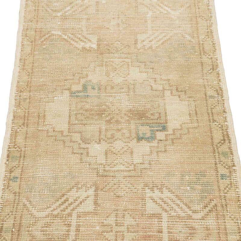 El Dokuma Vintage Halı - 48 cm x 95 cm - K0083191
