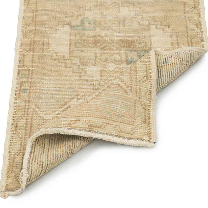 El Dokuma Vintage Halı - 48 cm x 95 cm - K0083191