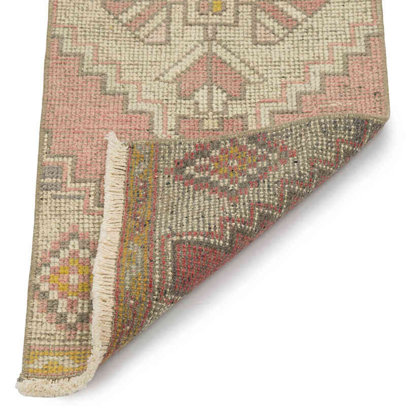 Vintage Turkish Hand-Knotted Rug - 1' 3" x 3' 3" (15" x 39") - K0083201