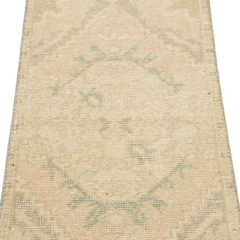 Alfombra Vintage Turca Anudada a Mano - 47 cm x 100 cm - K0083204