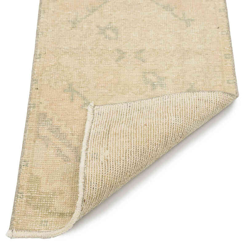 Alfombra Vintage Turca Anudada a Mano - 47 cm x 100 cm - K0083204