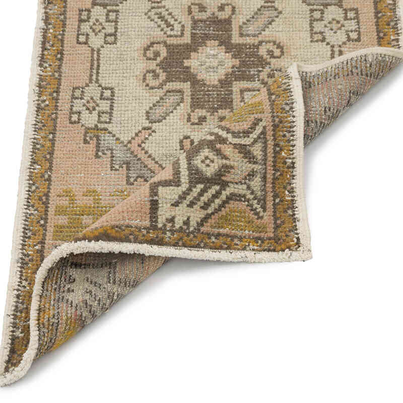El Dokuma Vintage Halı - 47 cm x 95 cm - K0083206