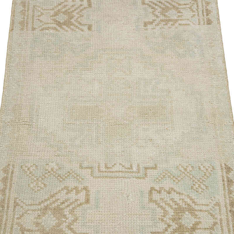 Alfombra Vintage Turca Anudada a Mano - 47 cm x 82 cm - K0083208