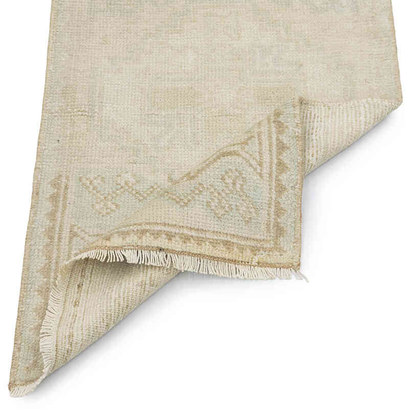 Alfombra Vintage Turca Anudada a Mano - 47 cm x 82 cm - K0083208