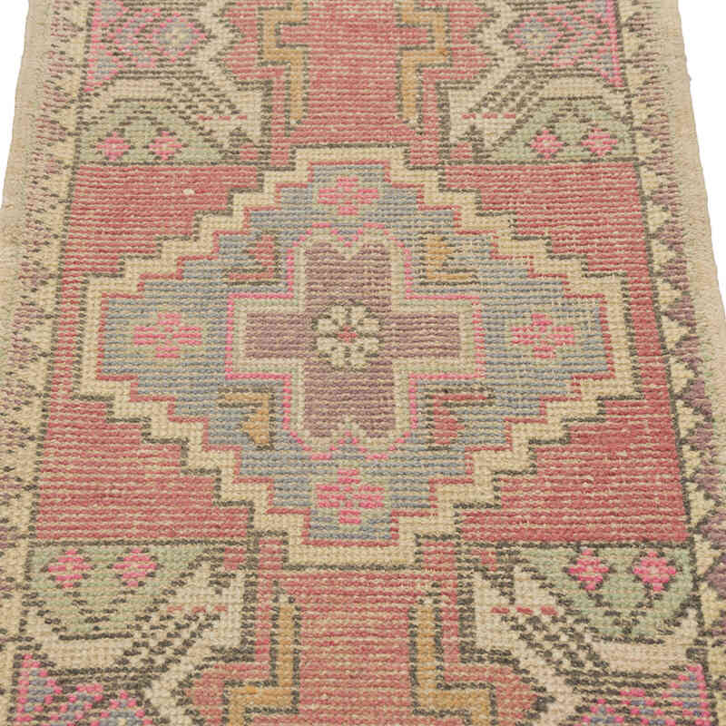 Alfombra Vintage Turca Anudada a Mano - 53 cm x 90 cm - K0083217