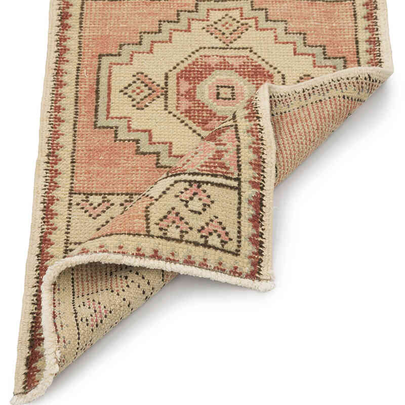 Vintage Turkish Hand-Knotted Rug - 1' 8" x 3' 2" (20" x 38") - K0083222