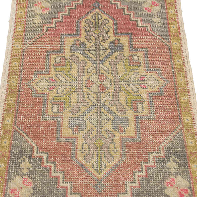 Vintage Turkish Hand-Knotted Rug - 1' 8" x 3' 1" (20" x 37") - K0083227