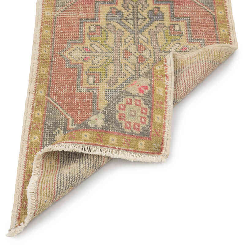 Vintage Turkish Hand-Knotted Rug - 1' 8" x 3' 1" (20" x 37") - K0083227