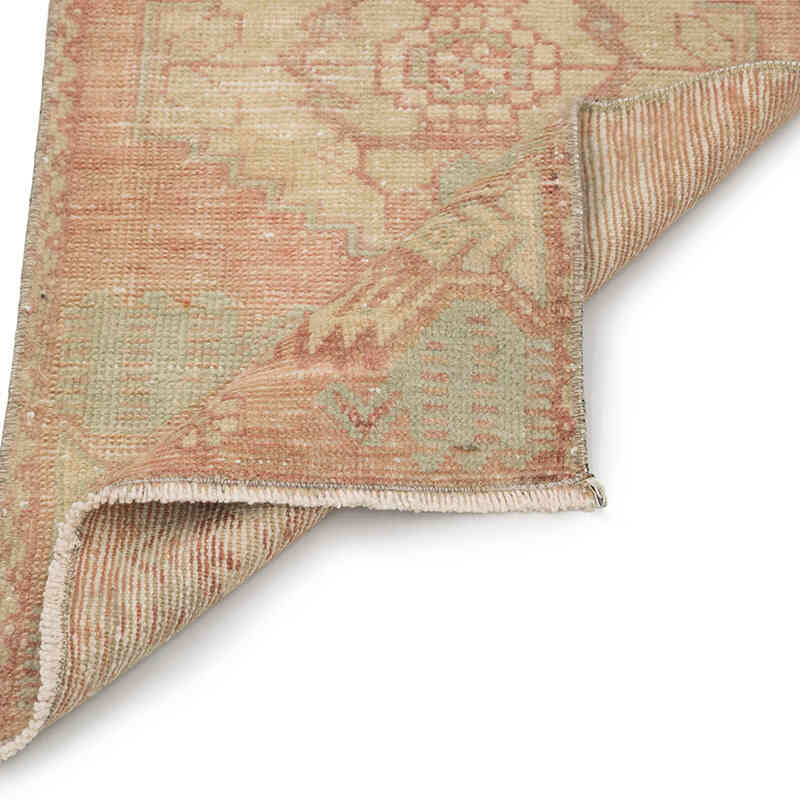 El Dokuma Vintage Halı - 47 cm x 86 cm - K0083230