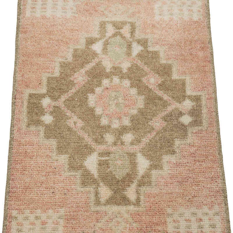 El Dokuma Vintage Halı - 36 cm x 105 cm - K0083231