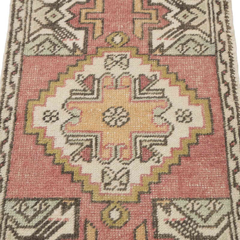 Vintage Turkish Hand-Knotted Rug - 1' 7" x 2' 10" (19" x 34") - K0083241