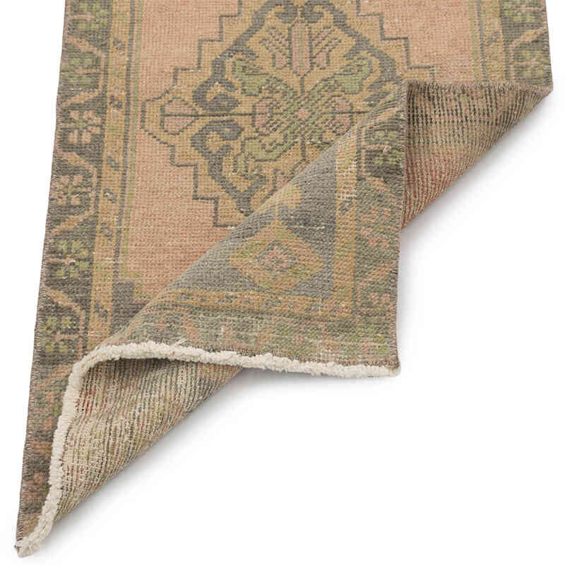 El Dokuma Vintage Halı - 50 cm x 96 cm - K0083242