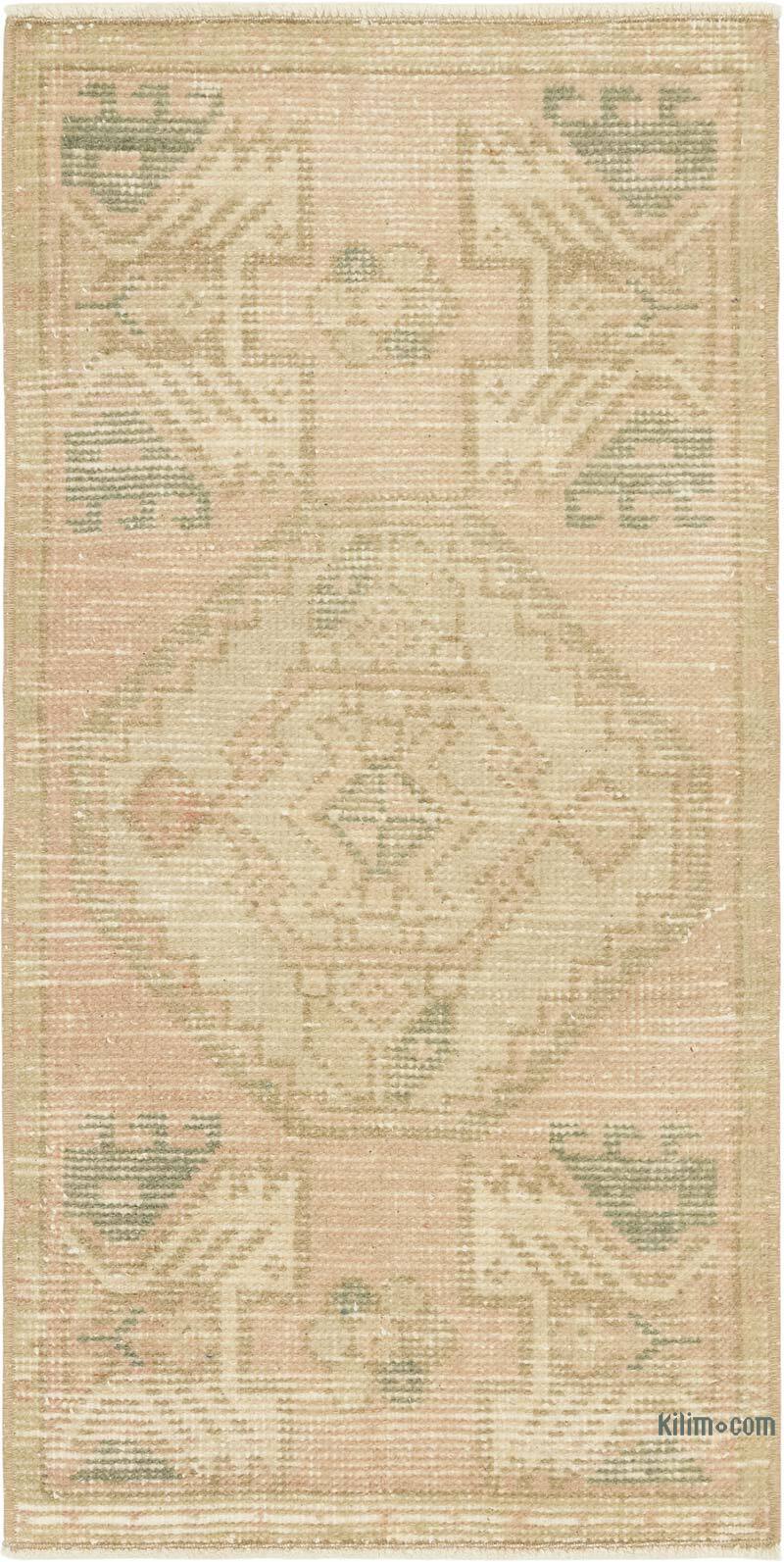 Vintage Turkish Hand-Knotted Rug - 1' 6" x 3' 1" (18" x 37") - K0083247
