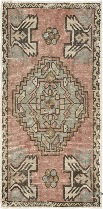 El Dokuma Vintage Halı - 50 cm x 102 cm