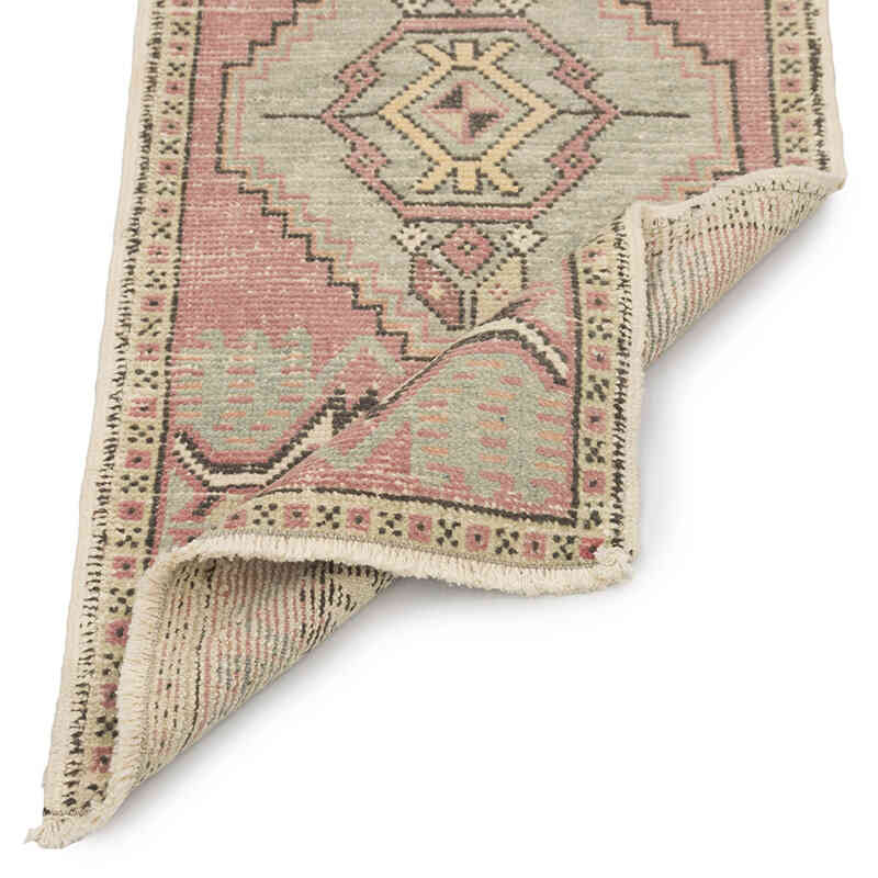 Vintage Turkish Hand-Knotted Rug - 1' 8" x 3' 5" (20" x 41") - K0083249