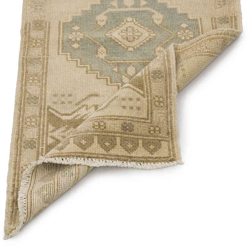 El Dokuma Vintage Halı - 48 cm x 94 cm - K0083352