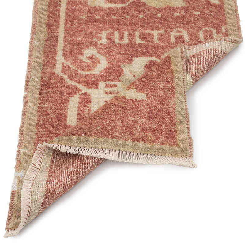 El Dokuma Vintage Halı - 49 cm x 95 cm - K0083355