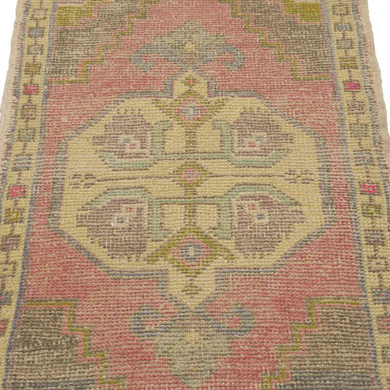 Vintage Turkish Hand-Knotted Rug - 1' 9" x 3' 6" (21" x 42") - K0083362