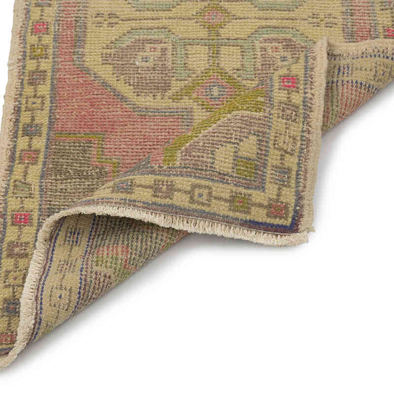 Vintage Turkish Hand-Knotted Rug - 1' 9" x 3' 6" (21" x 42") - K0083362