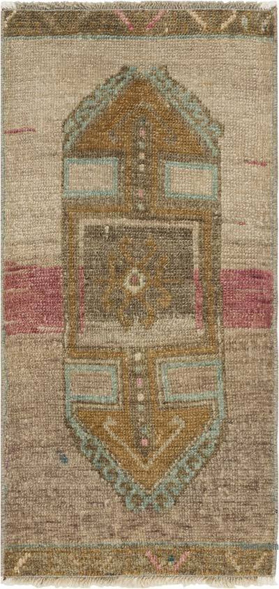 El Dokuma Vintage Halı - 45 cm x 93 cm