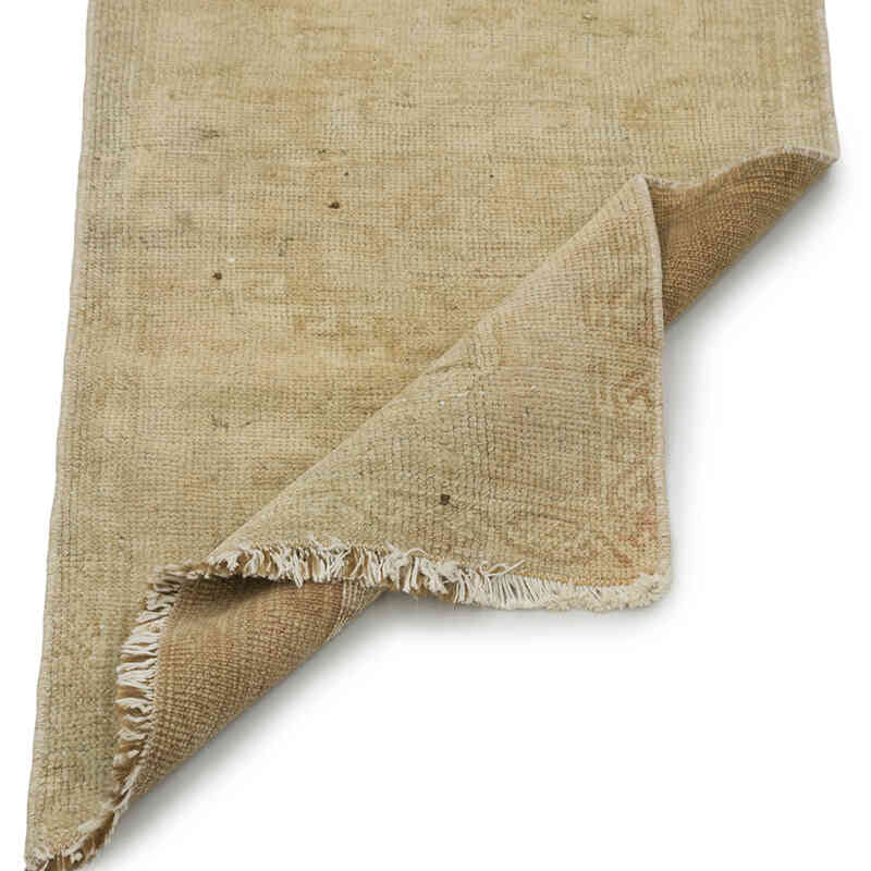 El Dokuma Vintage Halı - 55 cm x 94 cm - K0083369