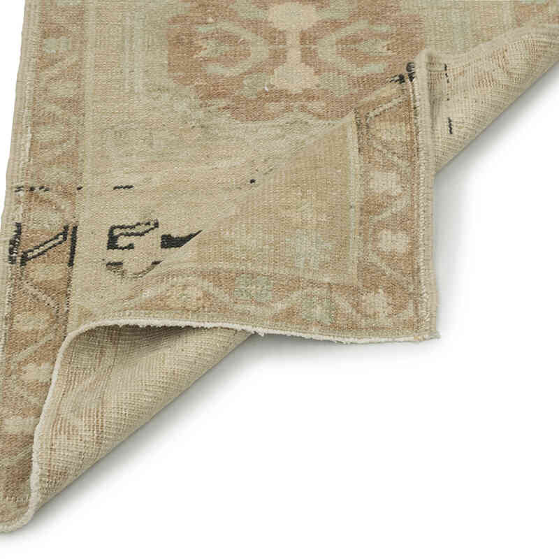 Vintage Turkish Hand-Knotted Rug - 1' 8" x 3'  (20" x 36") - K0083372