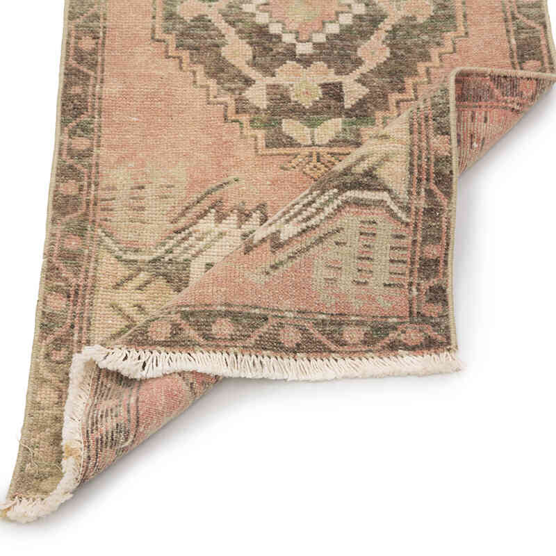 Vintage Turkish Hand-Knotted Rug - 1' 6" x 3' 2" (18" x 38") - K0083374