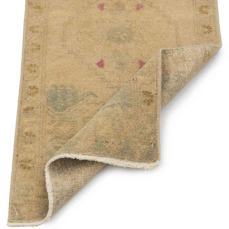 Vintage Turkish Hand-Knotted Rug - 1' 6" x 3' 3" (18" x 39") - K0083379