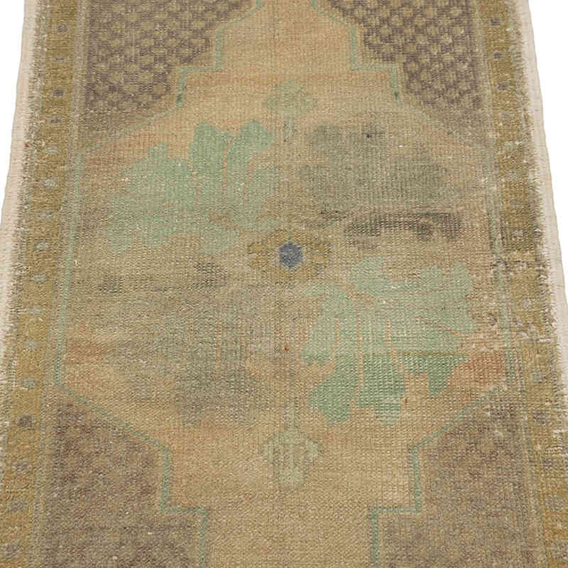 Vintage Turkish Hand-Knotted Rug - 1' 8" x 3' 3" (20" x 39") - K0083387