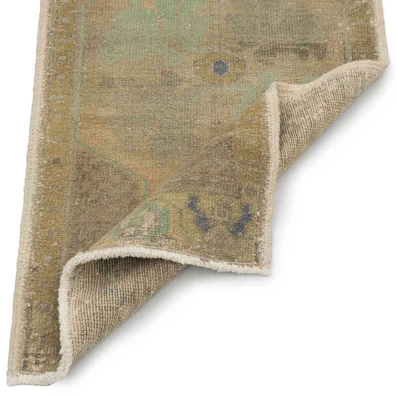 Vintage Turkish Hand-Knotted Rug - 1' 8" x 3' 3" (20" x 39") - K0083387