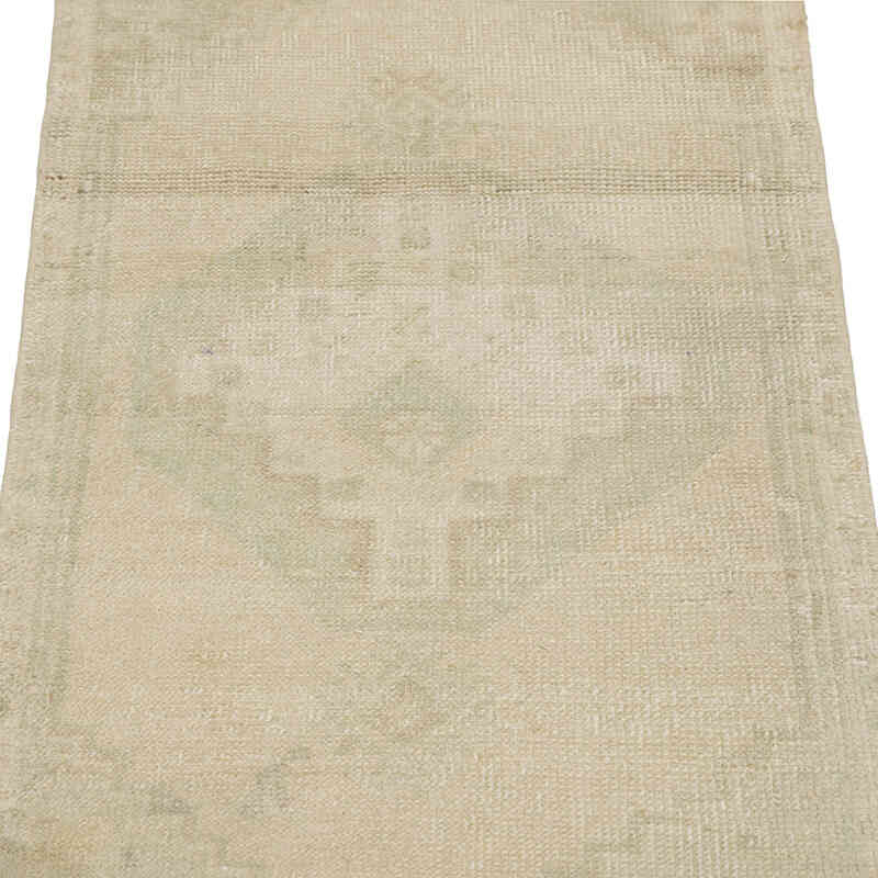 El Dokuma Vintage Halı - 51 cm x 100 cm - K0083391