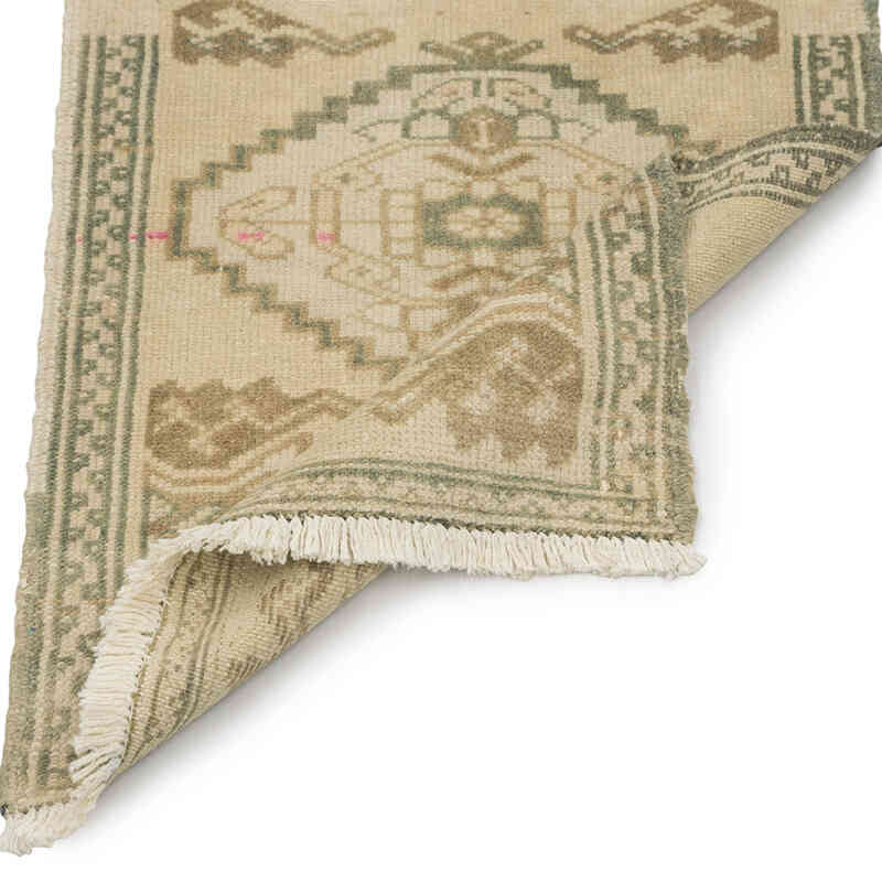 Alfombra Vintage Turca Anudada a Mano - 51 cm x 83 cm - K0083393