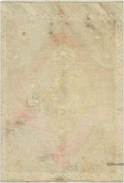 Alfombra Vintage Turca Anudada a Mano - 57 cm x 84 cm