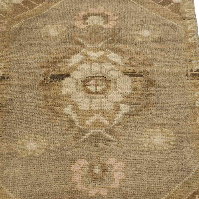 El Dokuma Vintage Halı - 49 cm x 90 cm - K0083396