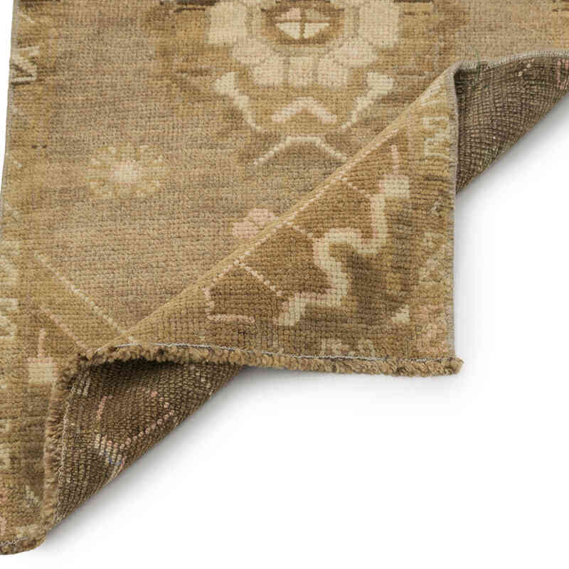 El Dokuma Vintage Halı - 49 cm x 90 cm - K0083396