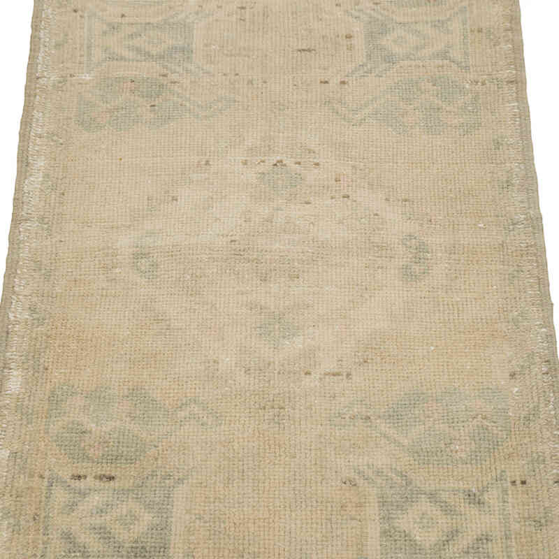 El Dokuma Vintage Halı - 50 cm x 85 cm - K0083397