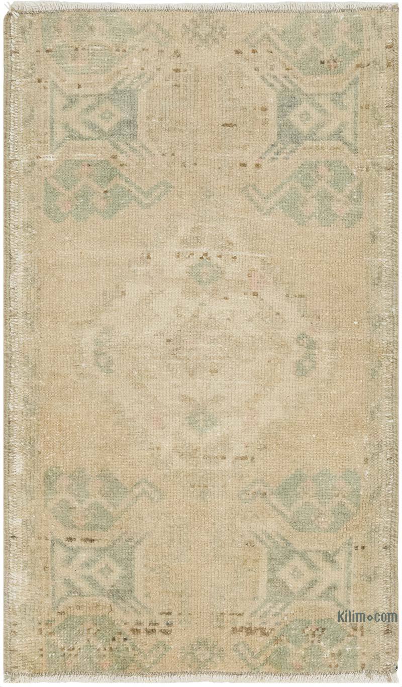 El Dokuma Vintage Halı - 50 cm x 85 cm - K0083397