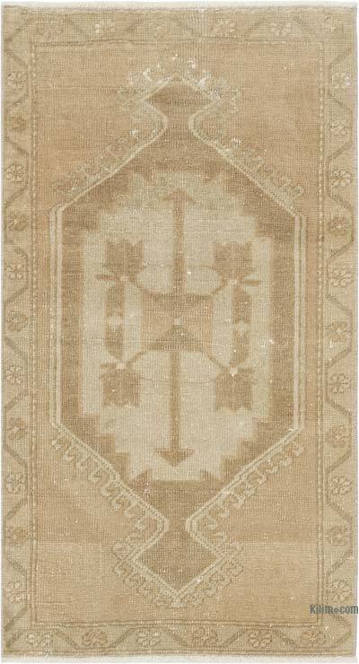 El Dokuma Vintage Halı - 55 cm x 100 cm