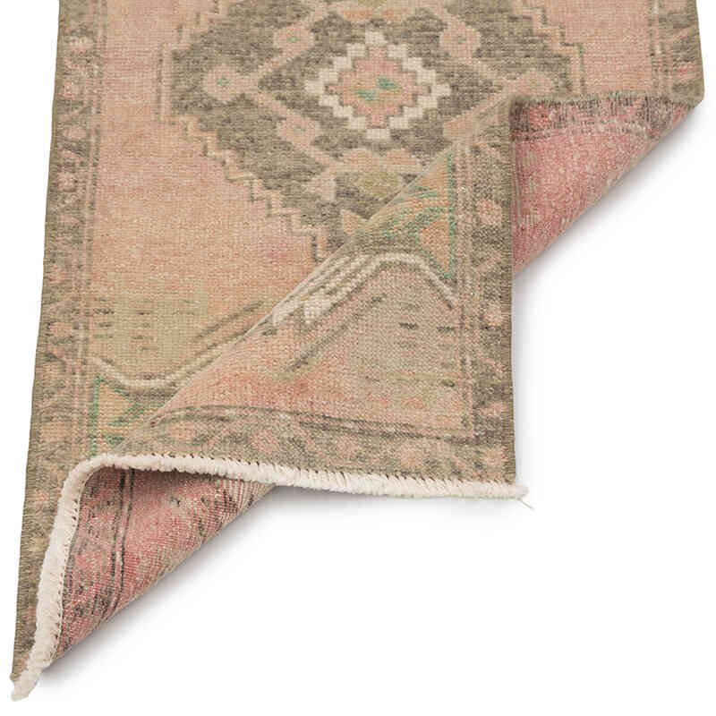 Vintage Turkish Hand-Knotted Rug - 1' 5" x 2' 11" (17" x 35") - K0083406