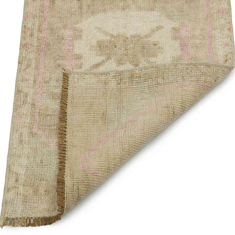 El Dokuma Vintage Halı - 41 cm x 72 cm - K0083413