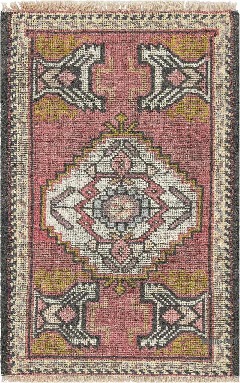 Vintage Turkish Hand-Knotted Rug - 1' 10" x 2' 11" (22" x 35") - K0083416