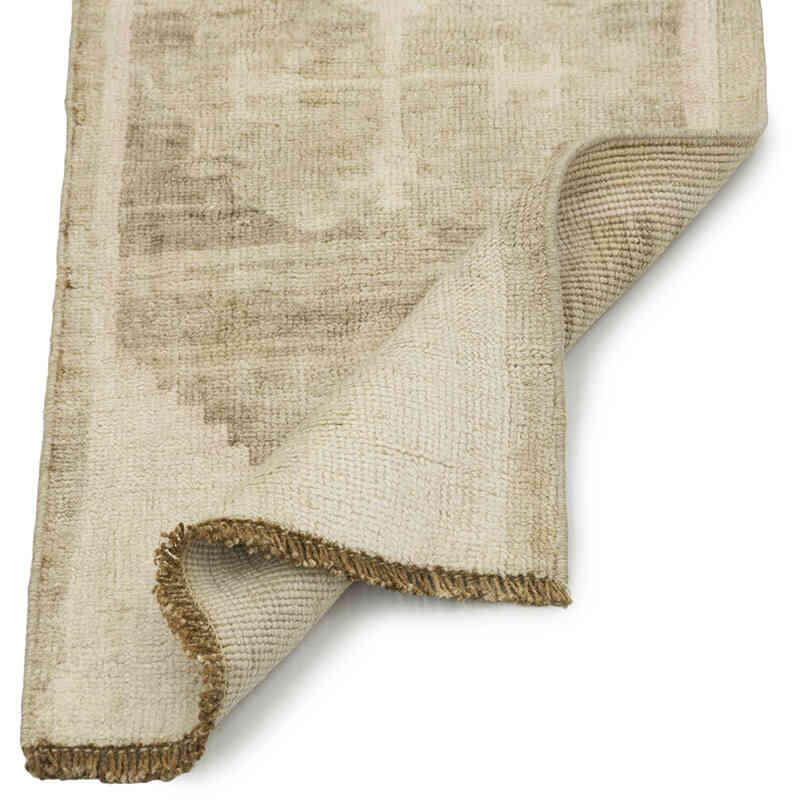 Alfombra Vintage Turca Anudada a Mano - 41 cm x 91 cm - K0083425